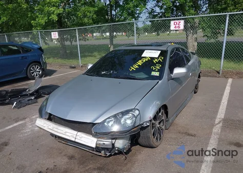 2002 Acura Rsx z USA, uszkodzony, nr VIN JH4DC53872C007700